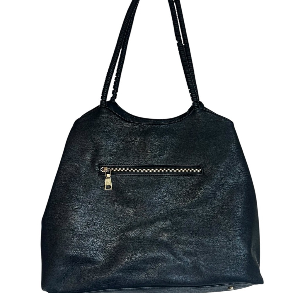 Antik Kraft Black Vegan Leather Bag - Picture 2 of 7
